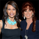Linda with Beverly Johnson Sinatra Invitational 2014
